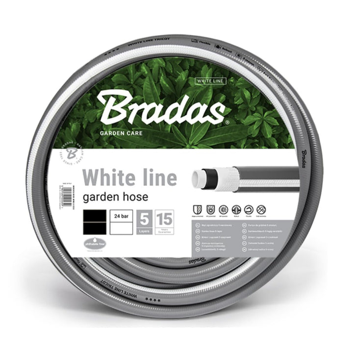 Gartenschlauch "WHITE LINE" 5 Schichten, 30m - 1/2" (Zoll)