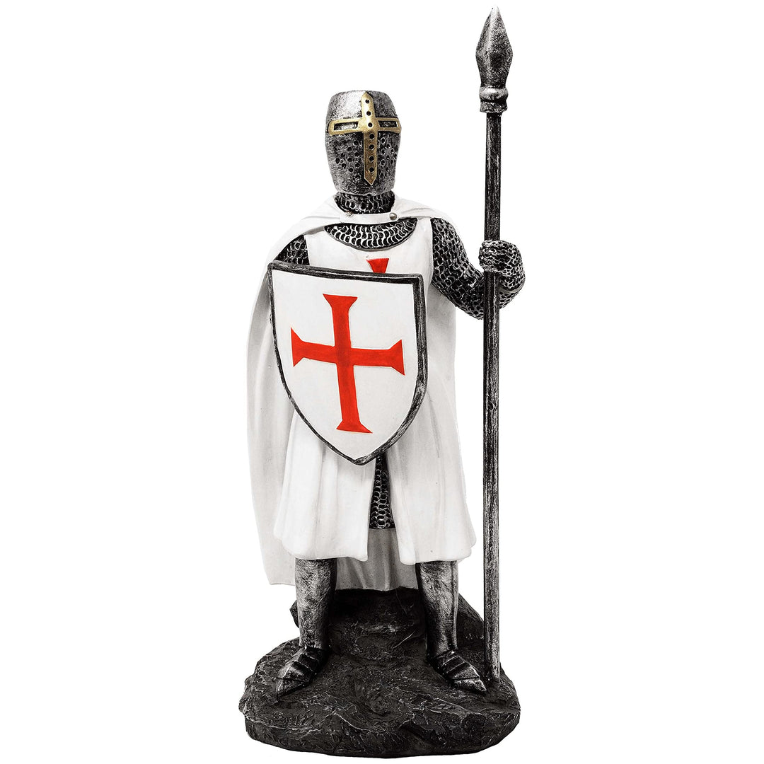 MystiCalls Kreuzritter Weiss/rotes Kreuz mit Speer - Ritter, Ritter Figur, Templer