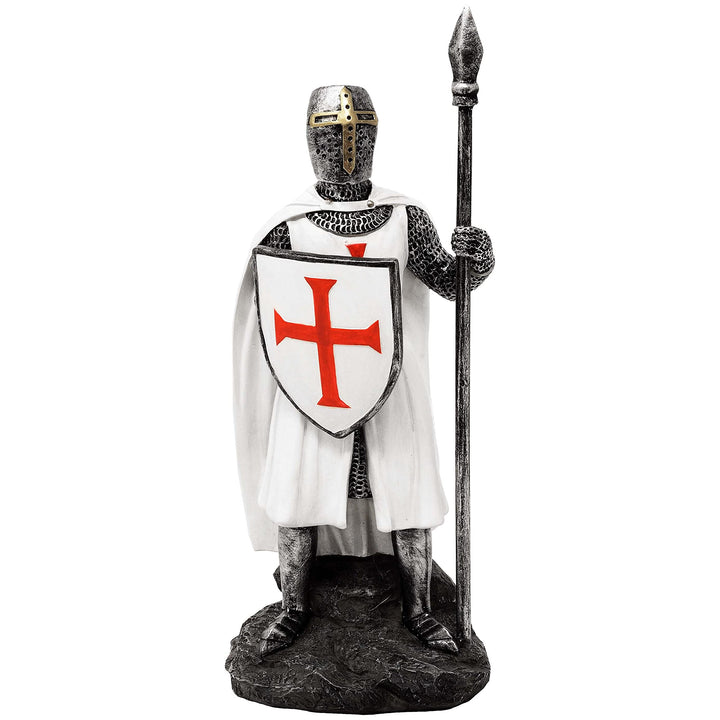 MystiCalls Kreuzritter Weiss/rotes Kreuz mit Speer - Ritter, Ritter Figur, Templer