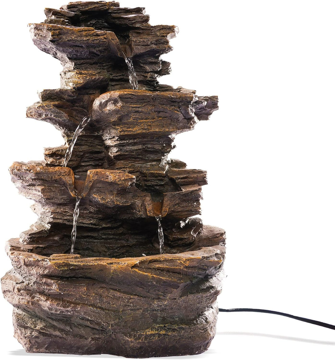 Solar Gartenbrunnen Rock Fountain - extragrosses 5 Watt Solarmodul, Solarpumpe mit Direktbetrieb - 3