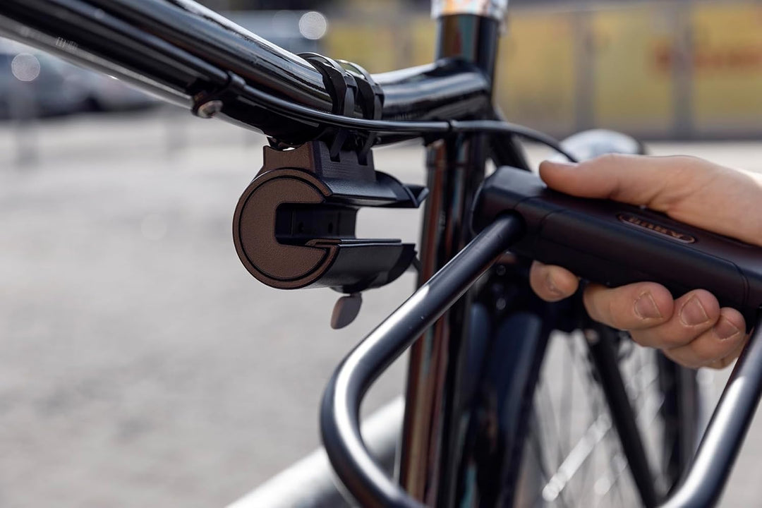 ABUS Bügelschloss Granit Plus 470 + EaZy KF Halterung - Fahrradschloss mit Parabolbügel - ABUS-Siche