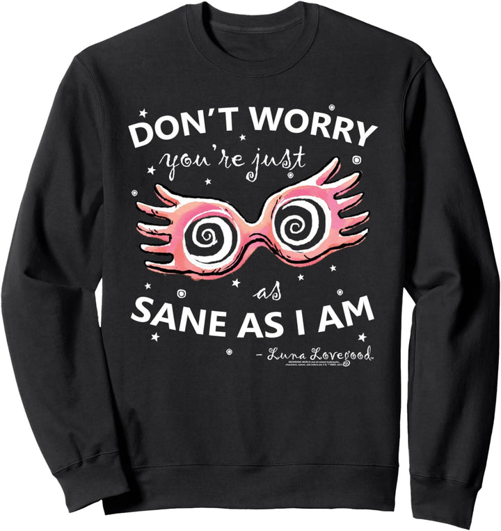 Harry Potter Luna Lovegood Spectrespecs White Sweatshirt