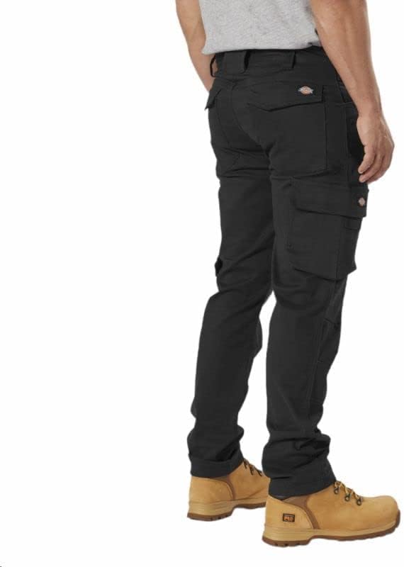 Dickies Herren Lead in Flex Trouser R Hose 34W / 30L Schwarz, 34W / 30L Schwarz