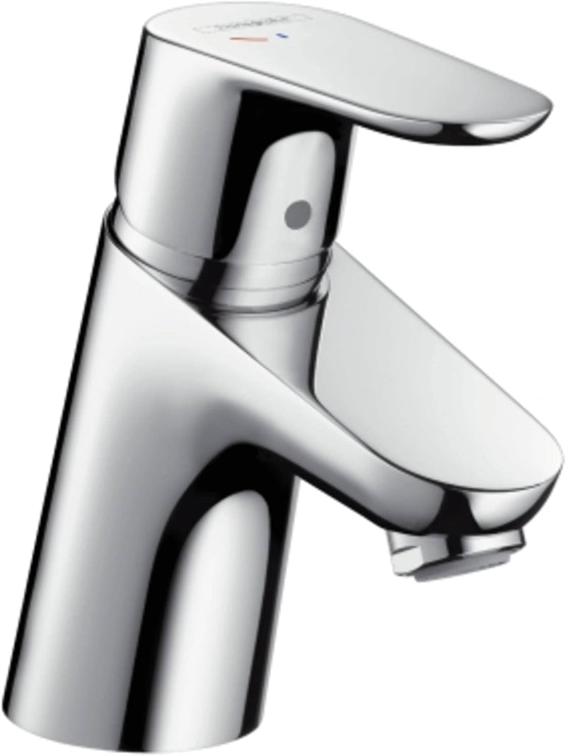 hansgrohe Wasserhahn Focus CoolStart (Armatur mit Auslauf Höhe 70mm und Zugstangen-Ablaufgarnitur) C