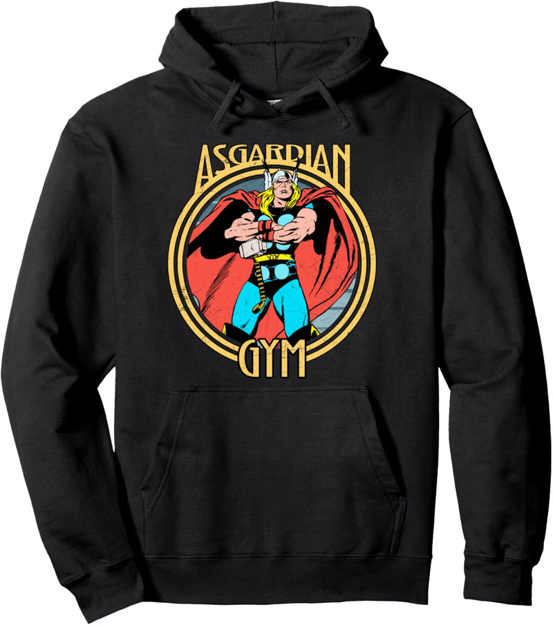 Marvel Thor Retro Comic Book Asgardian Gym Pullover Hoodie