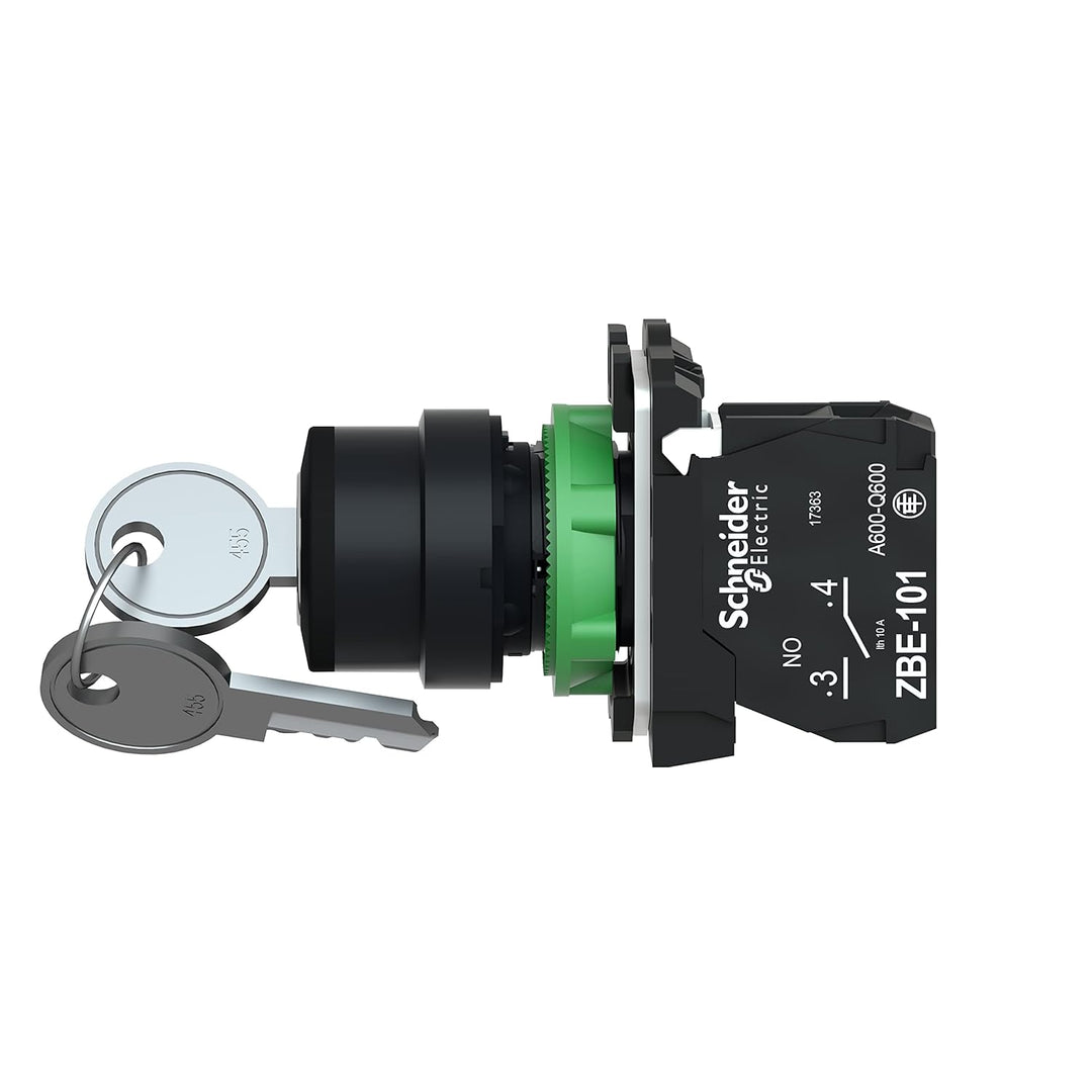 Schneider Electric | XB5AG21 - Schlüsselschalter Ø 22mm, 2 Stellungen rastend, Komplettgerät, Ronis