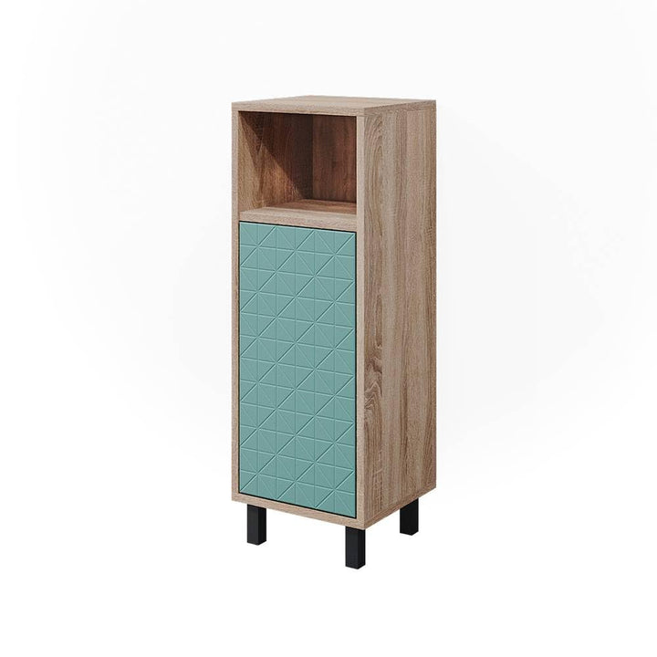 Vicco Midischrank Agasta, Mintgrün/Sonoma, 30 x 87.2 cm Mintgrün Badschrank, Mintgrün Badschrank