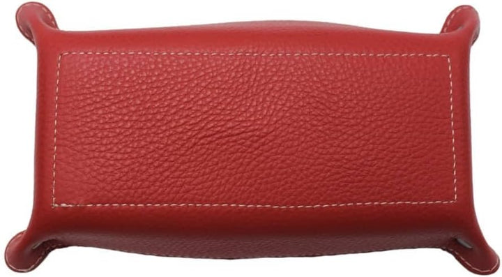 FrasiBags Taschenleerer Leder - Vide Poche - Ledertablett Organizer, Praktische rechteckig Aufbewahr