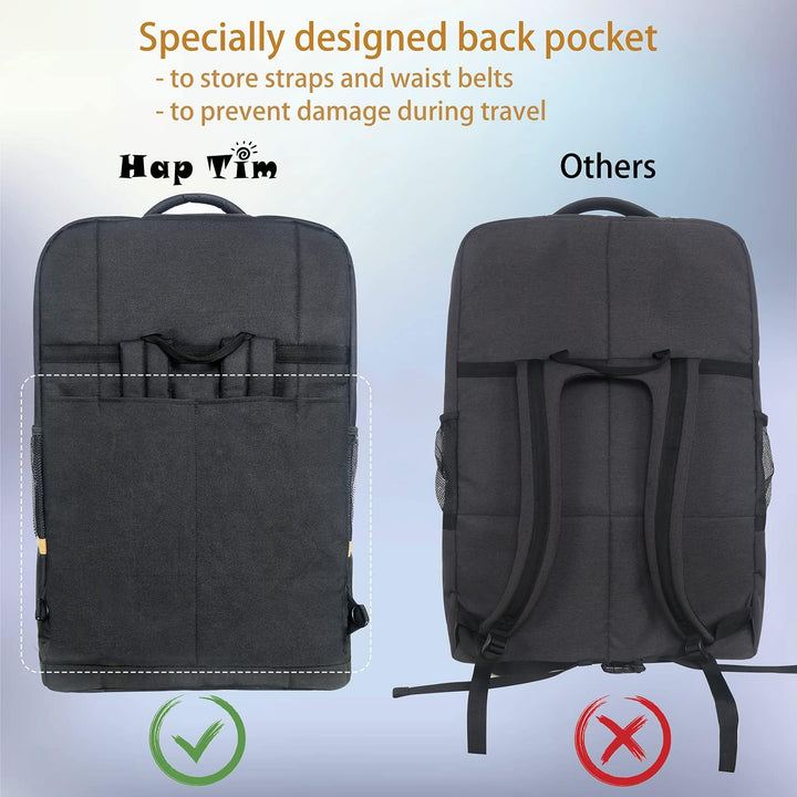 Hap Tim Autositz-Reisetasche, gepolsterter Autositzbezug für Flugzeug, tragbarer Autositzträger für