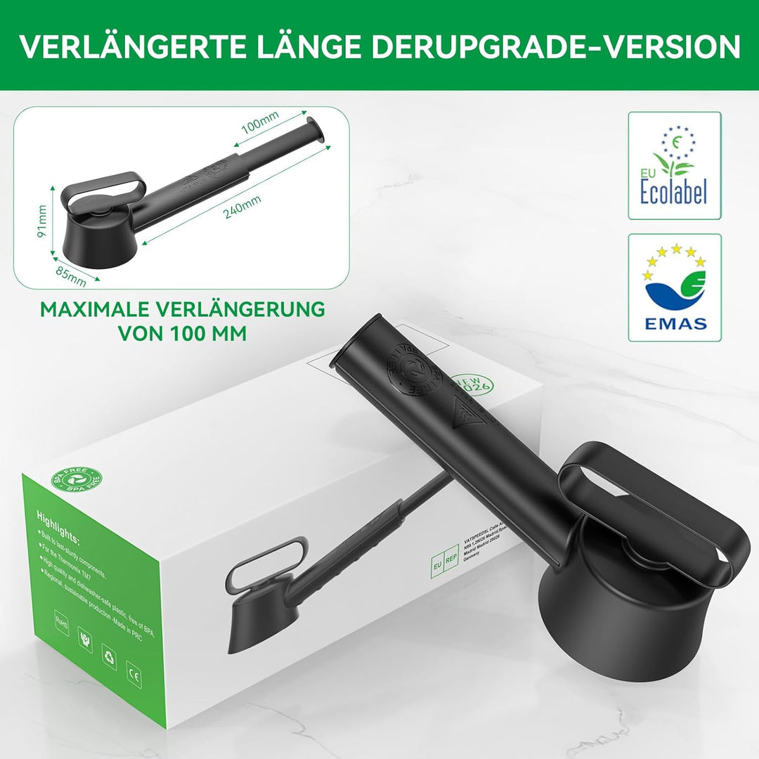 Dampfumleiter für Thermomix TM7, Dampfumleitung für Schutz Küchen Hängeschränke, 360° Drehbar, Extra