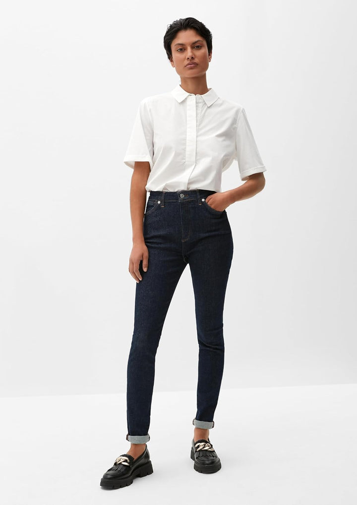 s.Oliver Damen Jeans, Anny Super Skinny, Dark Blue Denim