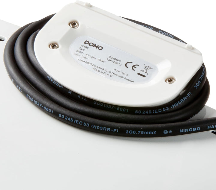 Domo DO9056C Sandwichmaker XL, 900 W, weiss