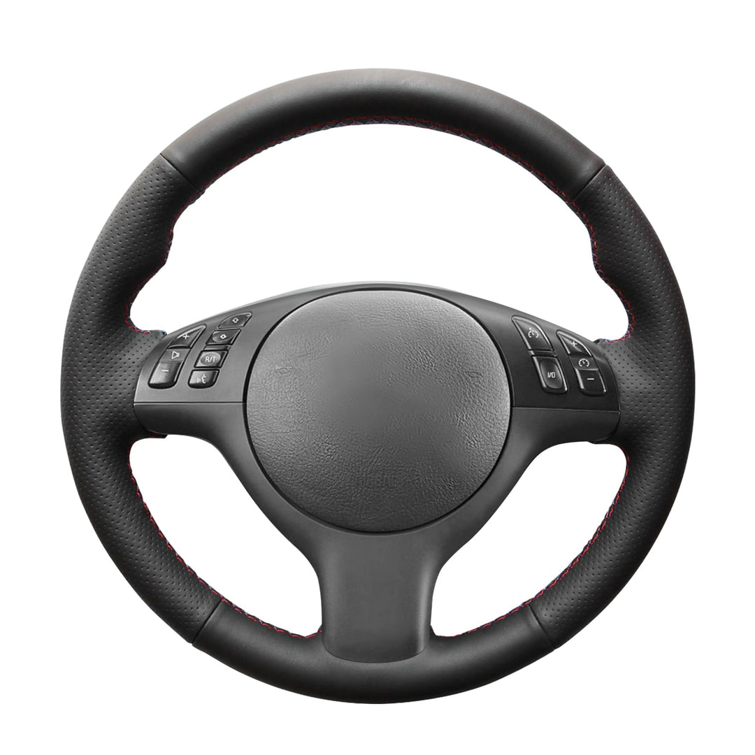 Mewant Lenkradhülle aus Mikrofaser-Leder für BMW 3er E46 E46/5er 2004-2005/5er E39 2002-2003 / M3 20