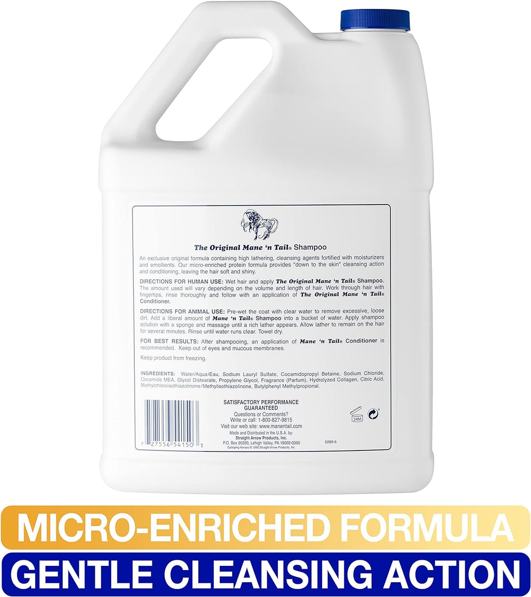 Mane 'n Tail 0727556541503 Mähnen- und Schweifshampoo, 3,78 l