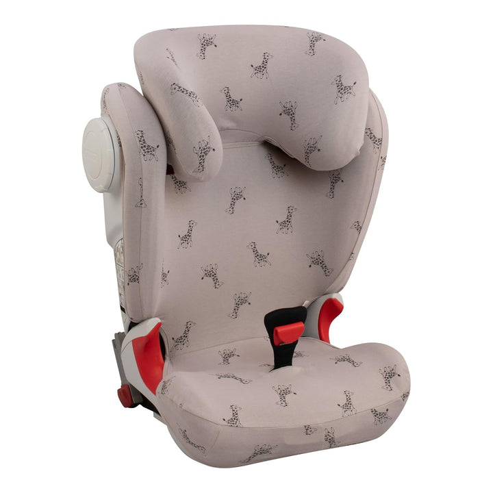 JYOKO Kids Bezug kompatibel mit Römer KIDFIX II XP SICT, kidfix 2 S, Kidfix Z - Line (Giraffe, MIT A