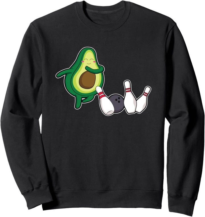 Lustiges Avocado Girl Bowling Kegeln Sprüche Bowling Sweatshirt