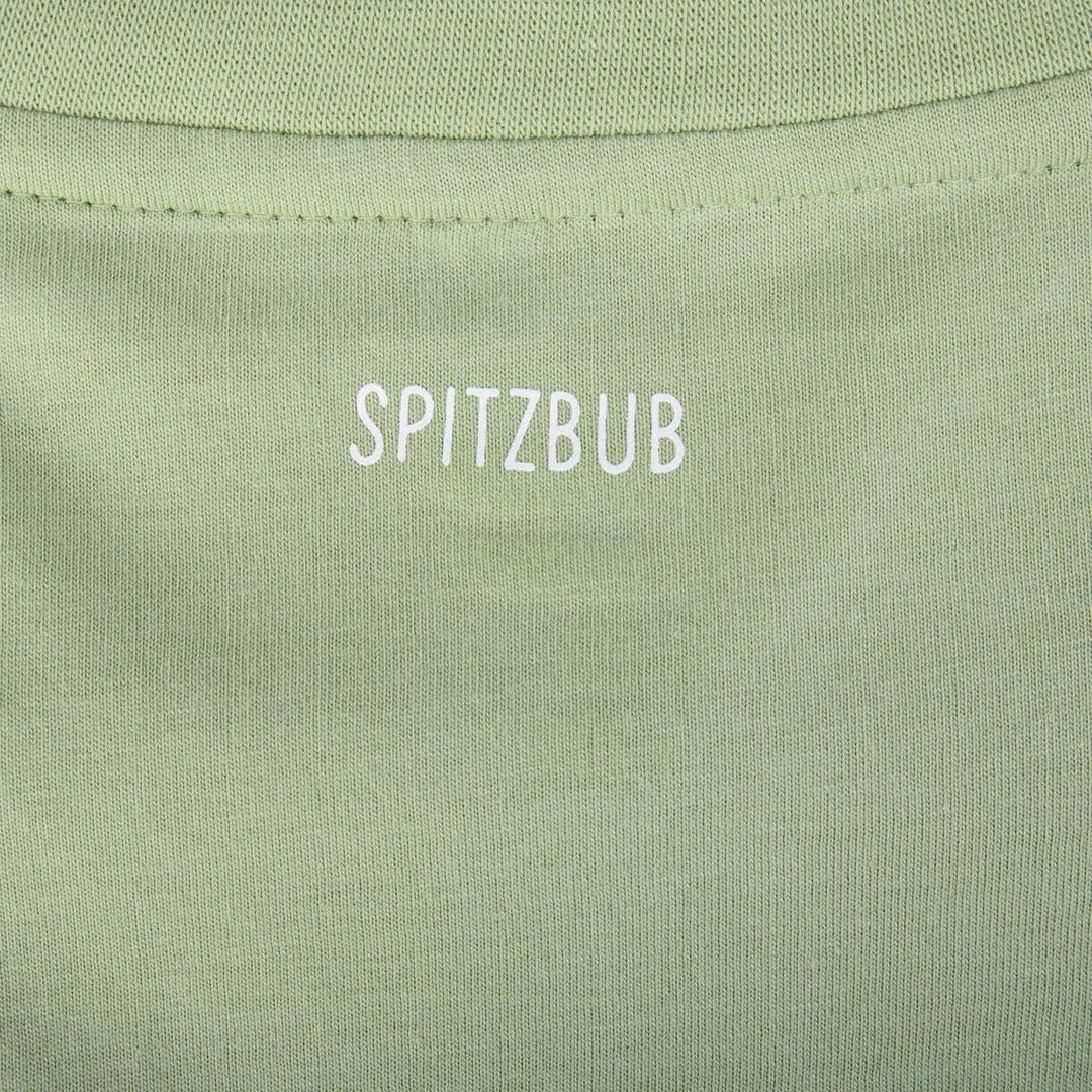 Spitzbub Herren T-Shirt Shirt mit Print oder Stick Street-Design M Grün, M Grün