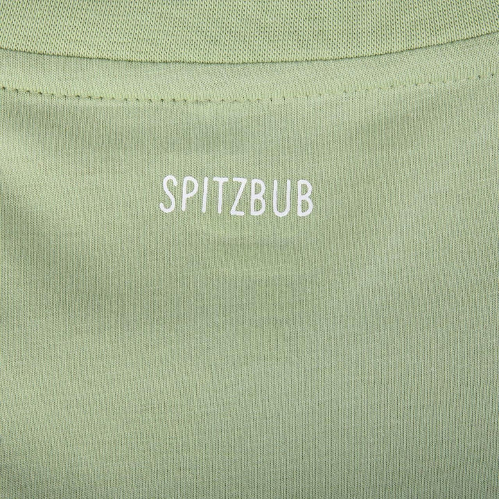 Spitzbub Herren T-Shirt Shirt mit Print oder Stick Street-Design M Grün, M Grün