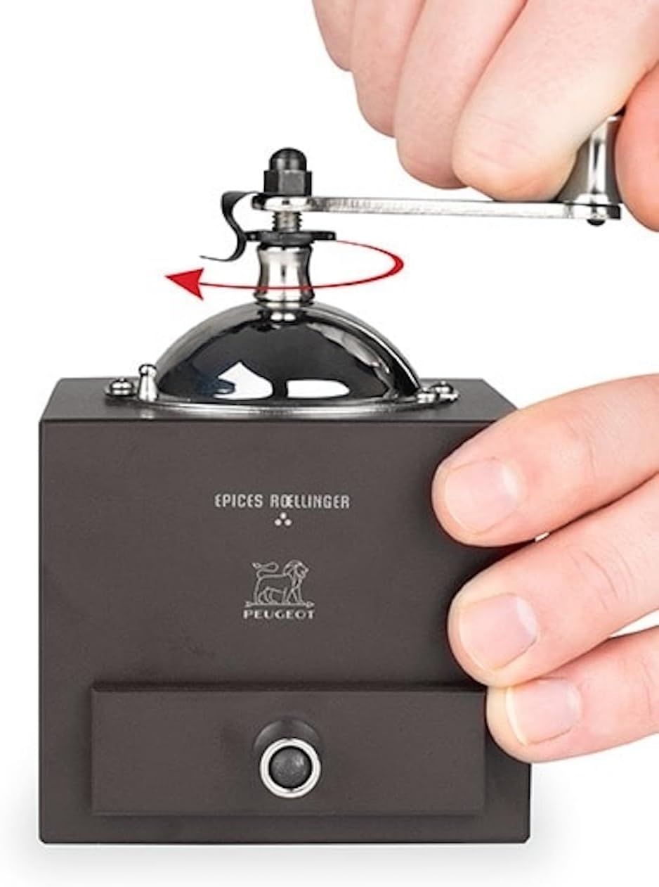 PEUGEOT - Pfeffermühle Roellinger 13 cm - Inspiriert von der traditionellen Peugeot Kurbelmühle mit