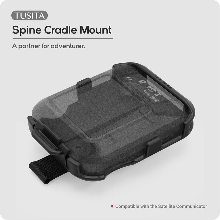 TUSITA Spine Cradle Halterung Kompatibel mit Garmin inReach Messenger Plus Satelliten Kommunikator -