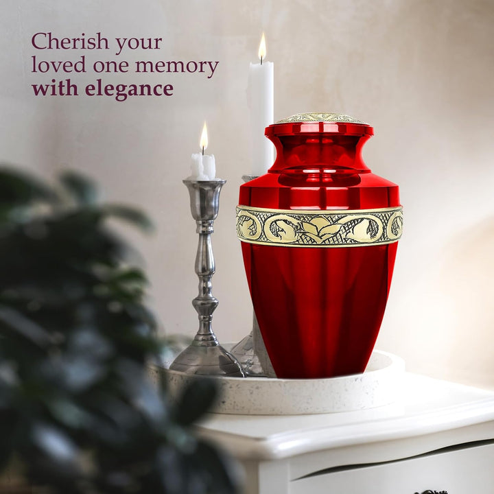 Serenity Collection Mini-Urne für Erwachsene und kleine Erinnerungsstücke für die Asche, klassischer