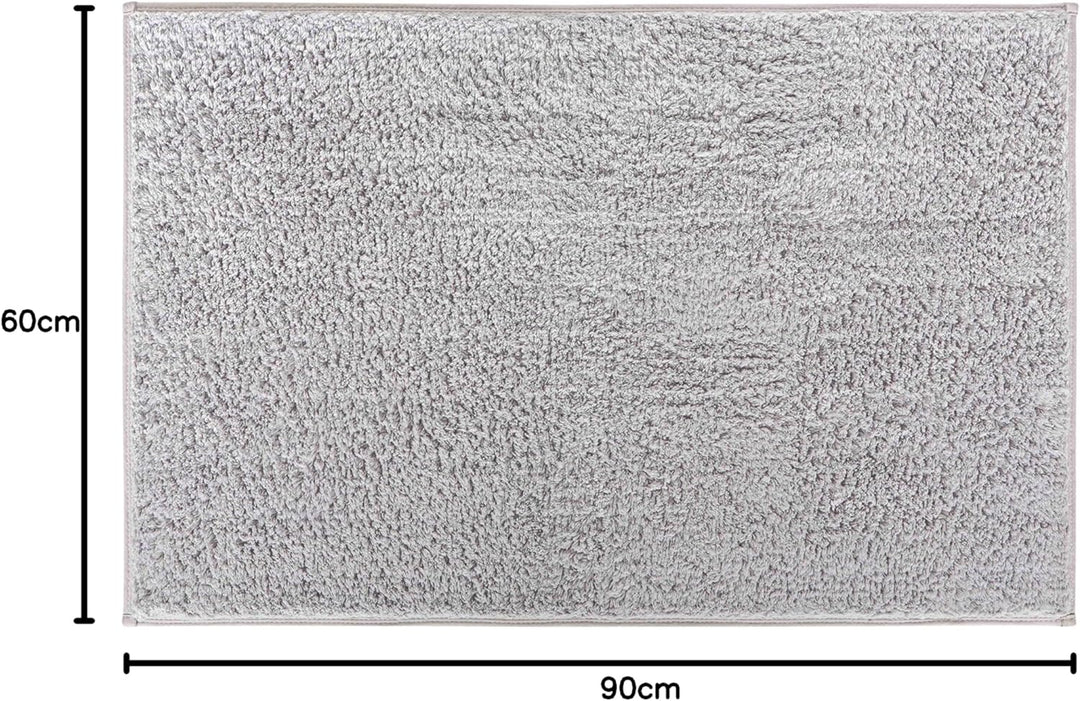 Grund Marla Badteppich, Baumwolle, Grau, 60x90 cm 60x90 cm Grau, 60x90 cm Grau
