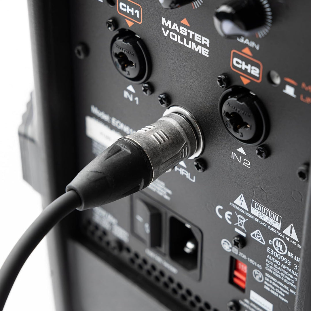 Gator Cableworks GCWB-XLR-20 Backline 20 Foot 6m XLR Speaker – Hochwertiges Audiokabel für professio