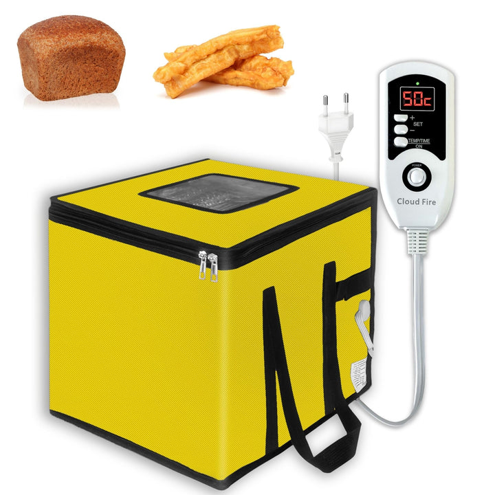 Cloud Fire Dough Proofing Box 150W Heizplatte mit Temperatursteuerung und Faltfunktion – Gärbox für