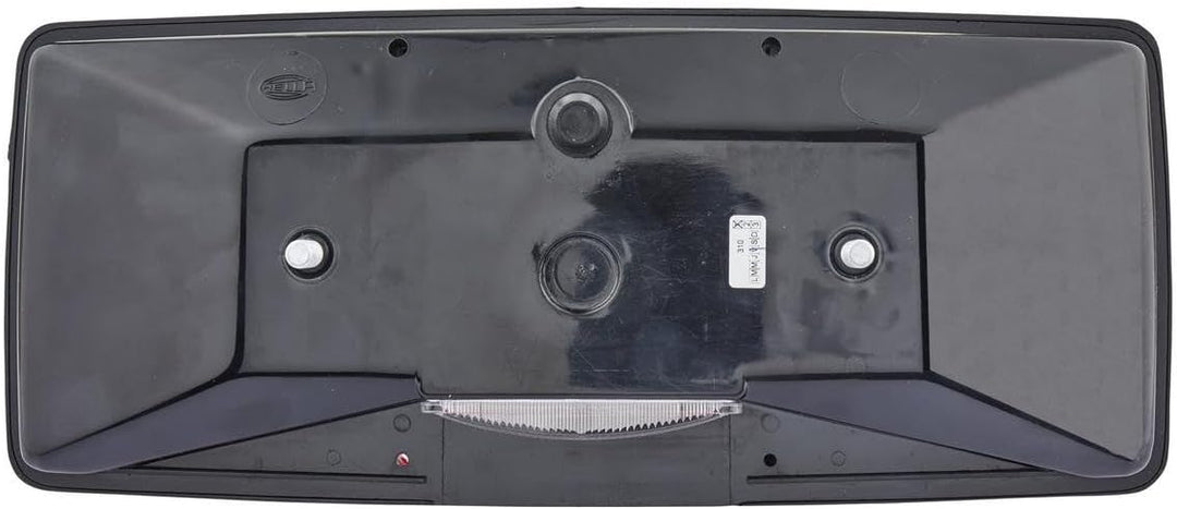 HELLA - Heckleuchte - Glühlampe - 12V - Einbau/geschraubt - Lichtscheibenfarbe: rot/gelb - Stecker: