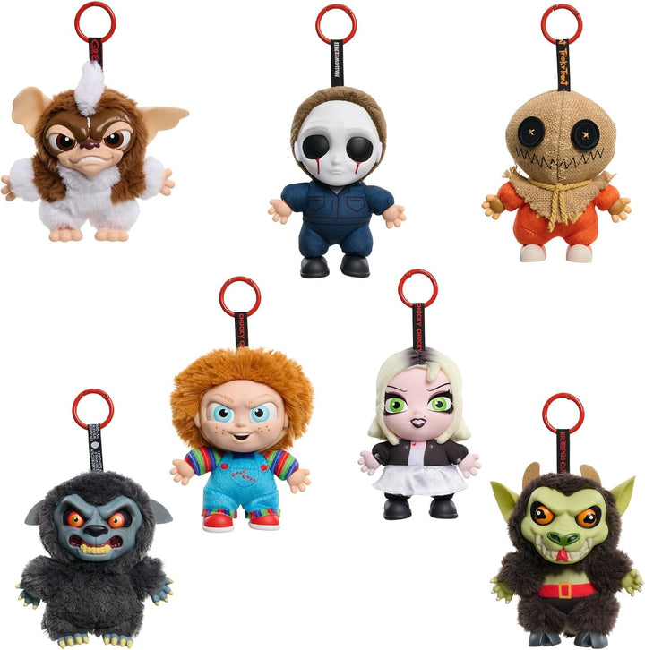 Just Play Tiny Nightmares Fright Face Vinyl Plüschfigur Blind Collectible | Clip-On Horror Plüschfig