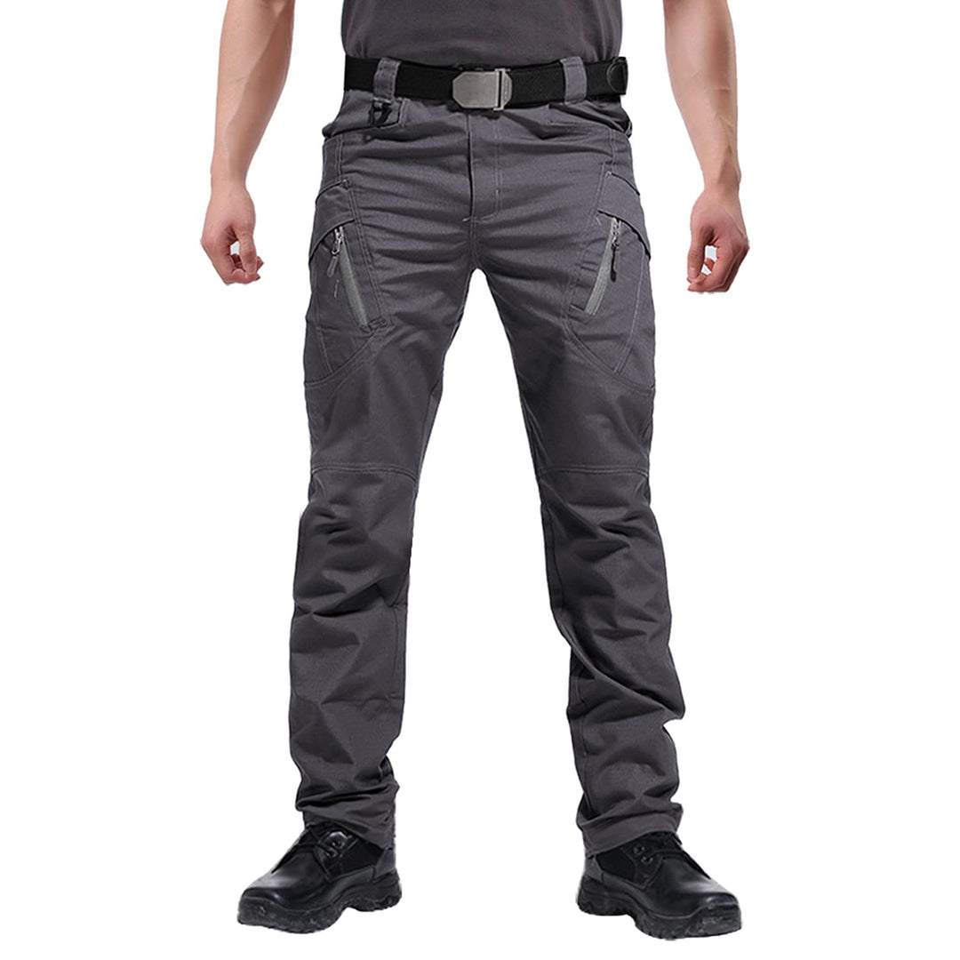 FEDTOSING Cargohose Herren Vintage Militär Tactical Hosen mit Stretch Arbeitshose Outdoor Viele Tasc