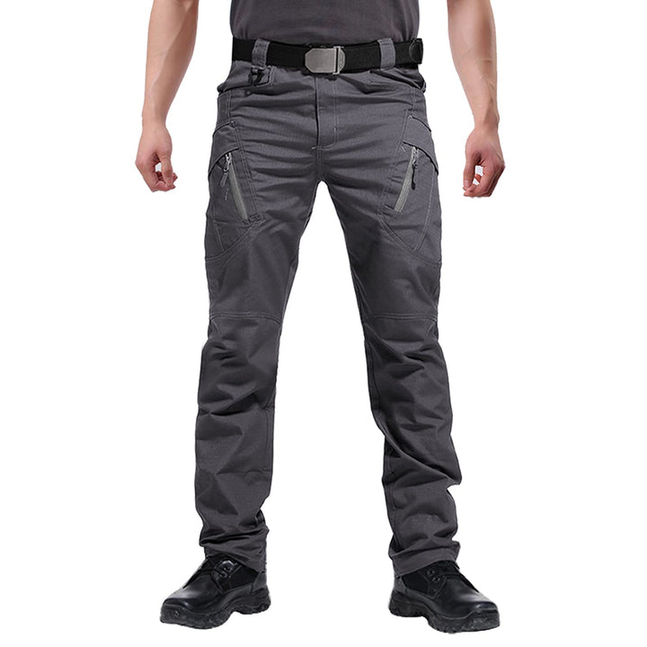 FEDTOSING Cargohose Herren Vintage Militär Tactical Hosen mit Stretch Arbeitshose Outdoor Viele Tasc
