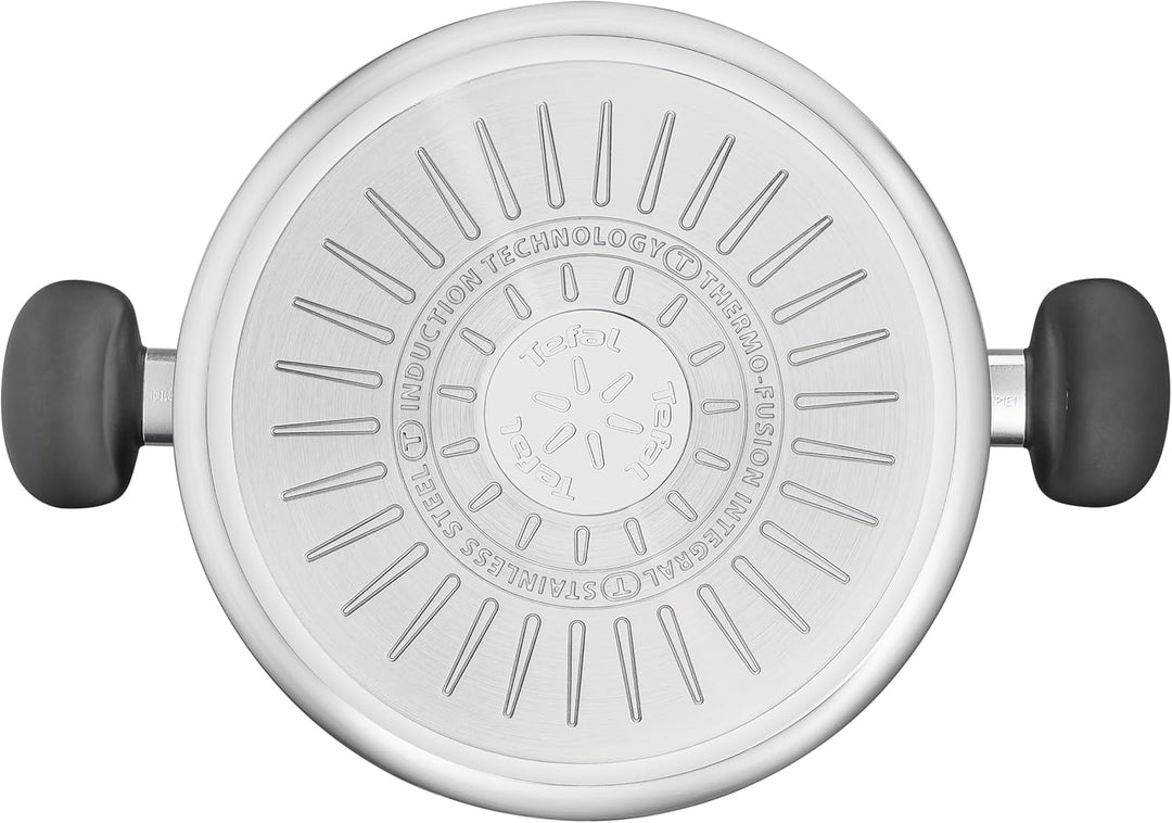 Tefal Primary E3089504 Couscous-Topf 24 cm und Dampfkorb, 4-5 Personen, Induktion, Dampfkorb mit kle