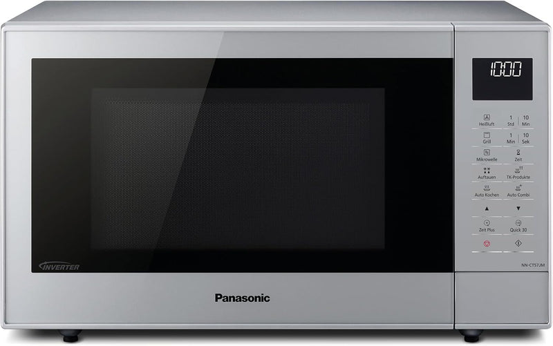 Panasonic NN-CT57 Mikrowelle (1000 Watt, mit Grill und Heissluft, Inverter Mikrowelle, 27 Liter, ger