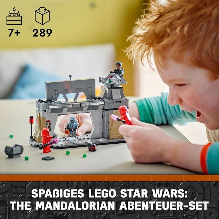 LEGO Star Wars: The Mandalorian Duell zwischen Paz Vizsla and Moff Gideon, Bauspielzeug zum Sammeln