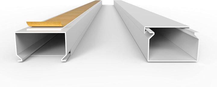 SCOS Smartcosat Kabelkanal 40 x 25 mm H x B 10x 1 m Selbstklebend PVC Kunststoff, Aufputz für Wand M