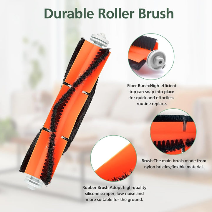 Isincer Ersatzzubehör für XIAOMI MI Robot Vacuum, Roboter Roborock S50 S51 Ersatzteile Bürste & Filt