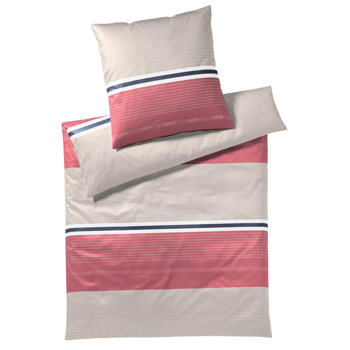 Joop! Bettwäsche Fit Coral 1 Bettbezug 200 x 200 cm + 2 Kissenbezüge 80 x 80 cm, 1 Bettbezug 200 x 2