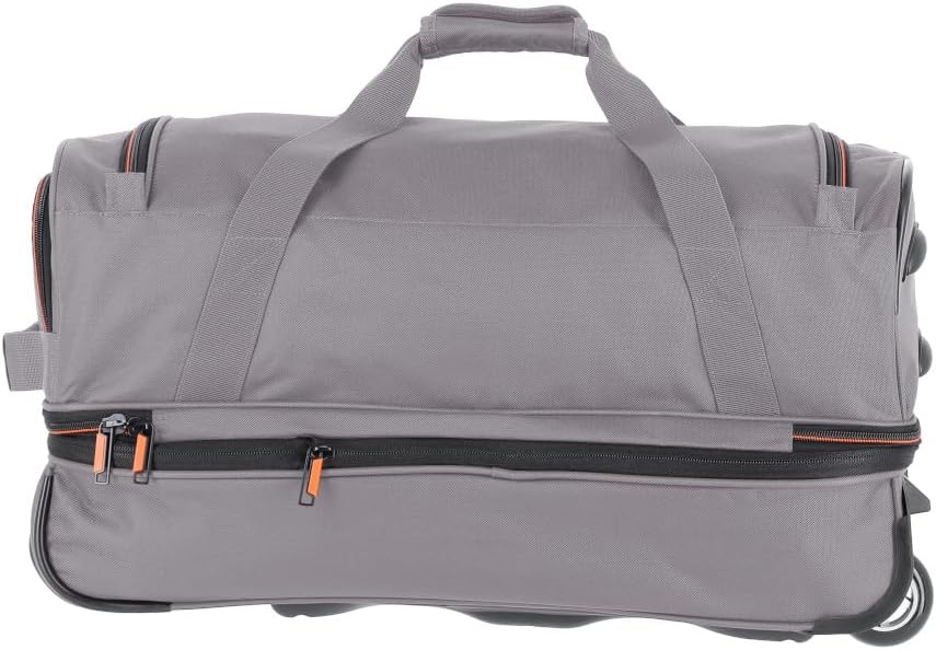travelite 2-Rad Trolley Reisetasche Gr. S mit Dehnfalte, Gepäck Serie BASICS: Weichgepäck Reisetasch