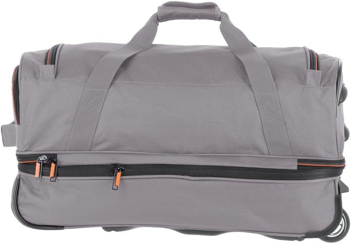 travelite 2-Rad Trolley Reisetasche Gr. S mit Dehnfalte, Gepäck Serie BASICS: Weichgepäck Reisetasch