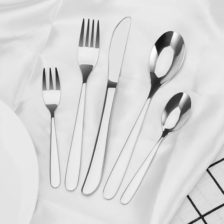 Besteck Set, Bettlife 30-teilig Besteckset für 6 Personen mit Messer/Gabel/Löffel, Edelstahl Essbest