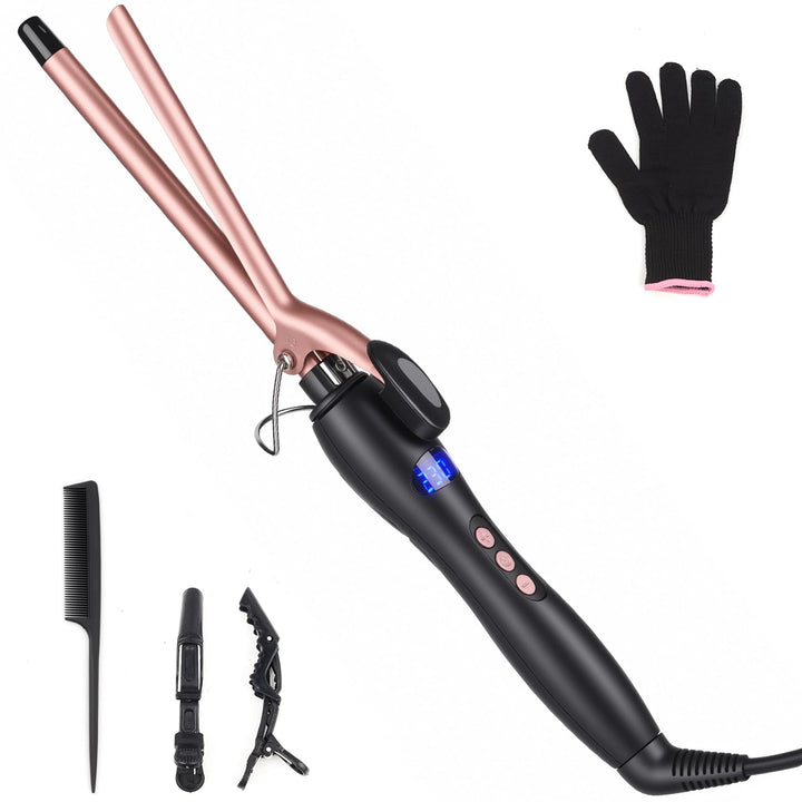 Lockenstab 13mm, Lockenstäbe Kleine Enge Locken für alle Haartypen, LCD- 100-230°C, keramischer Lock
