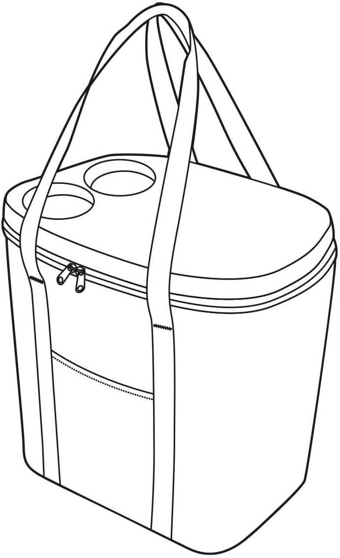 reisenthel coolerbag XL LH Schwarz, Schwarz