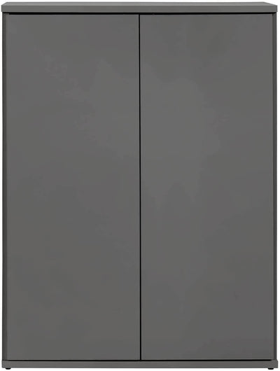 mokebo® Mehrzweckschrank 60 cm Breite 'Der Kurze', Schrank schmal, Schuhschrank in Schwarz, Aktensch