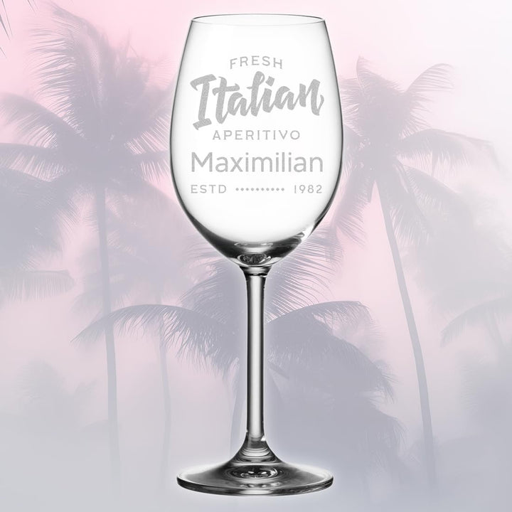 polar-effekt Leonardo 2er-Set Sarti Spritz Cocktailgläser 460 ml mit Gravur - Geschenk für Freunde,