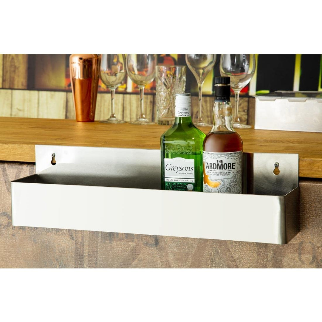 Olympia Speed Rail, Cocktail-Flaschenhalter für die Bar 560 mm/22 Zoll, Edelstahl, Grösse: 90(H) x 5