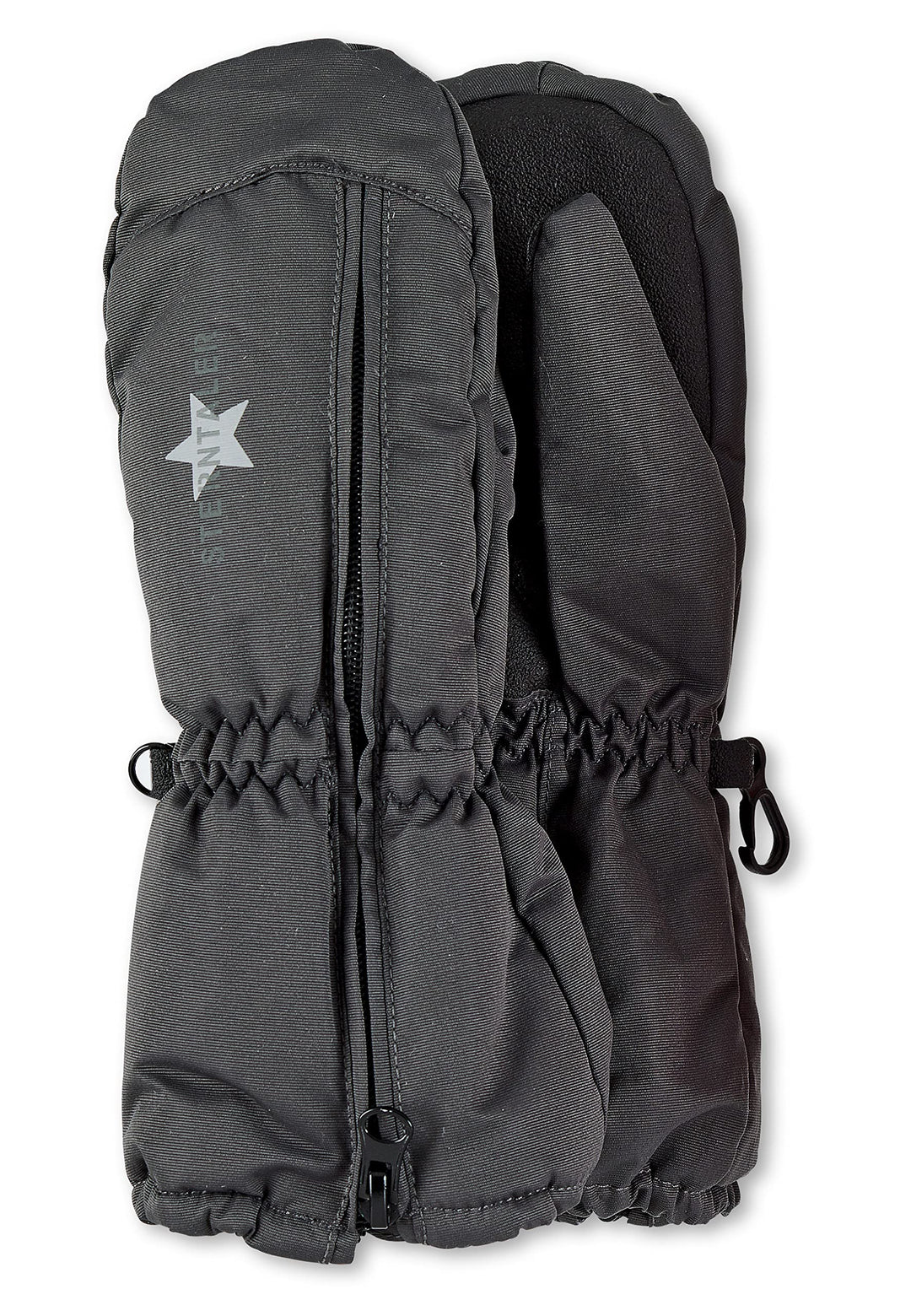 Sterntaler Stulpen-Handschuhe mit mittigem Reissverschluss 2 Eisengrau, 2 Eisengrau