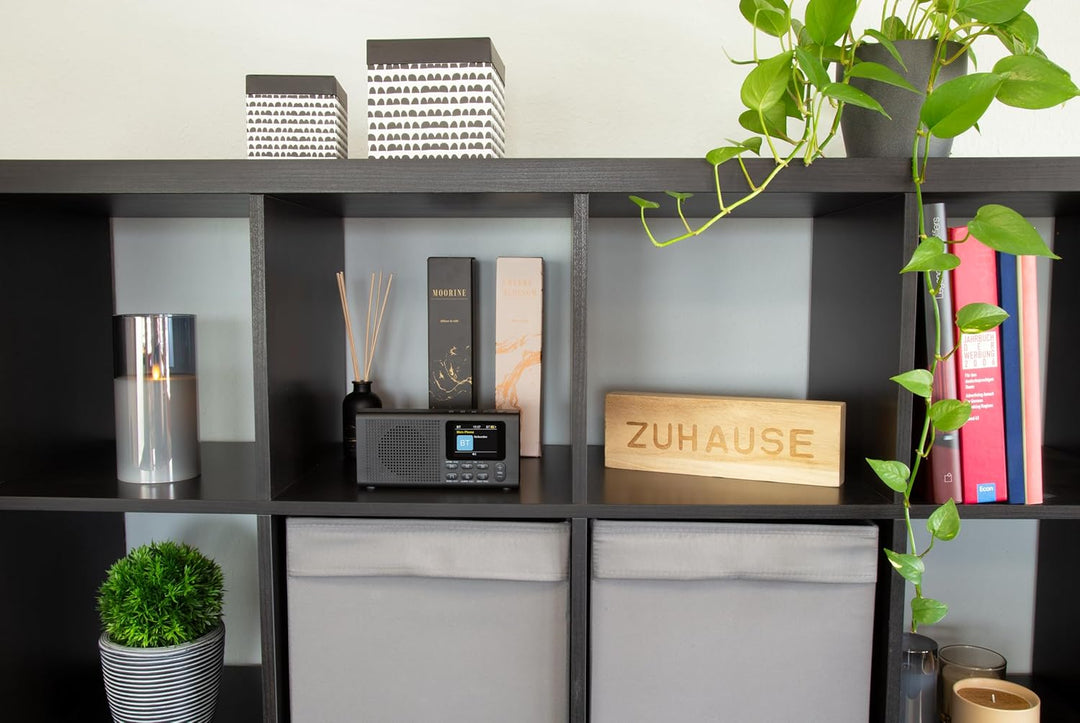 Dynavox DBT200 tragbares, digitales DAB+/UKW Radio, ideal als Küchenradio, Badradio, Büroradio, Werk