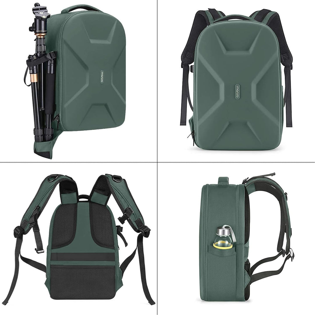 MOSISO Kamera Rucksack, DSLR/SLR/Spiegellose Fotografie Kameratasche 15-16 Zoll Wasserdichte Hartsch