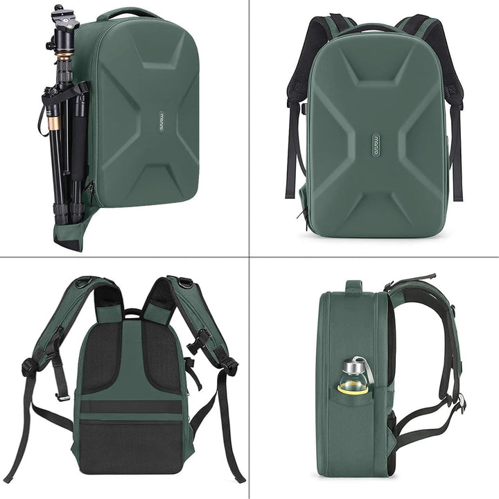 MOSISO Kamera Rucksack, DSLR/SLR/Spiegellose Fotografie Kameratasche 15-16 Zoll Wasserdichte Hartsch